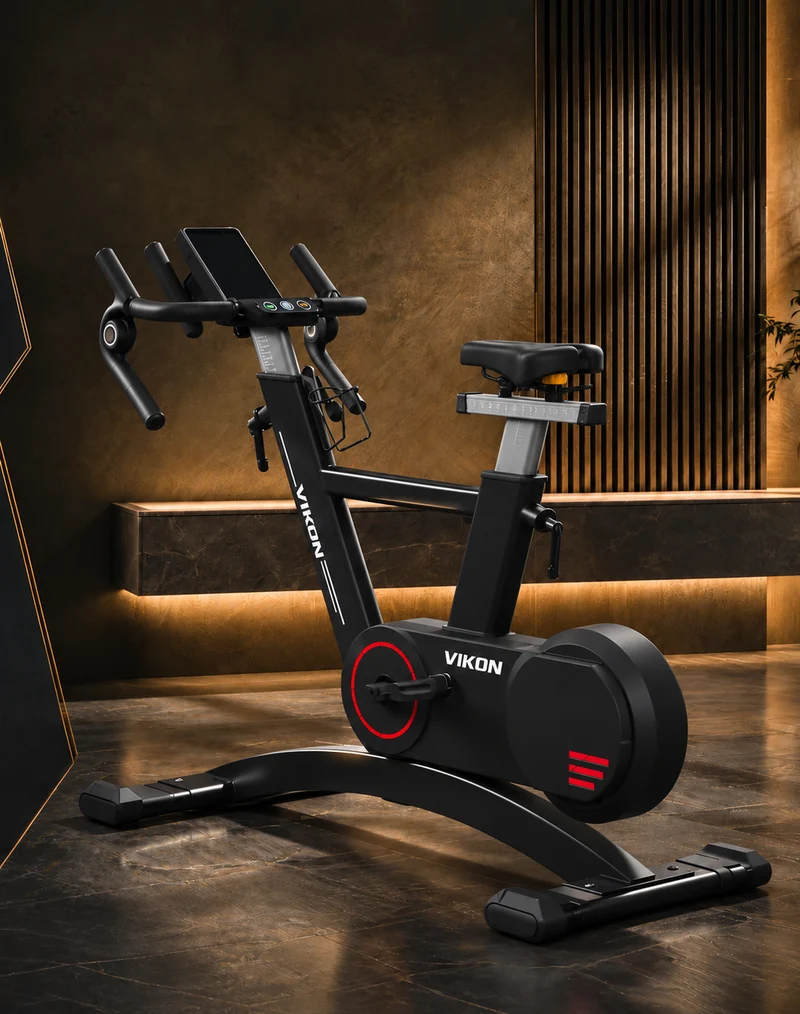 VIKON Bike bez integrovaného TFT displeje s viditelnou kolejnicí pro předozadní nastavení sedla