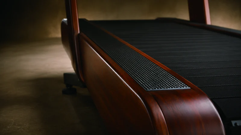 VIKON wood-finish treadmill